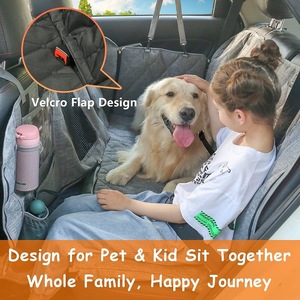 Housse de siège de voiture pour <span class=keywords><strong>chien</strong></span> imperméable en Oxford, hamac pour siège arrière, antidérapant, résistant aux rayures, tapis de voyage pour animaux de compagnie pour SUV et camions - Product Image 2