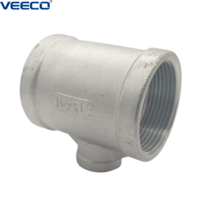 304/316L thép không gỉ nữ ren TEE với đánh bóng cho áp suất thấp Ống chủ đề kết nối - Product Image 2