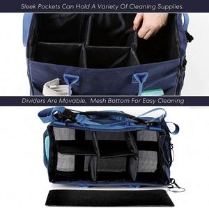 Sac de rangement et organisateur de nettoyage ménager grande capacité pour kits de nettoyage domestique, certifié BSCI - Product Image 4