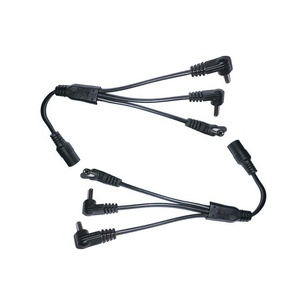 5521一点三路分流电缆24线2芯黑色直流电缆包复成型电缆组件 - Product Image 2
