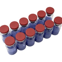 Matière première GHK-Cu Collagène Peptide Poudre Bleue Haute Pureté Grade 50 100mg pour Cosmétiques et Soins Bucco-dentaires