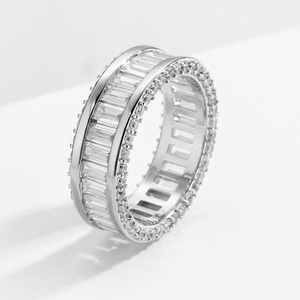 แหวนเพชร RAKOL RP259 สำหรับผู้หญิง แหวนหมั้น แหวนแต่งงาน เครื่องประดับเพชร แหวนแต่งงานฝังเพชรสำหรับผู้หญิง - Product Image 1