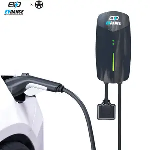 40A Tipo 1 Wallbox Carregador EV WIFI APP Controle 9.6 kw Suporte de chão de alta qualidade 7KW 9.6KW AC Type1 Caixa de parede Estação de Carregamento