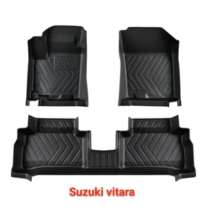<span class=keywords><strong>Tappetini</strong></span> Auto 3D/5D in TPE Impermeabili per Tutte le Stagioni all'Ingrosso, Rivestimenti Antiscivolo e Antipolvere Compatibili con <span class=keywords><strong>SUZUKI</strong></span> <span class=keywords><strong>VITARA</strong></span> - Product Image 1