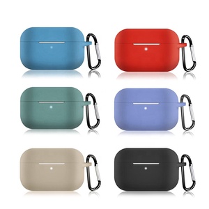 Échantillon gratuit OEM Anti-chute de Silicone <span class=keywords><strong>airpods</strong></span> pro étui de protection couverture avec logo gravure - Product Image 6
