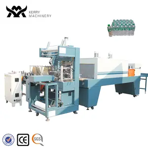 Automatic PE film shrink wrapping machine for plastic bag / shrink wrap machine 12 pack bottle water