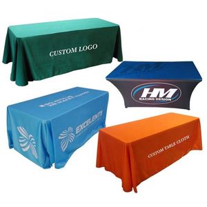 Custom Hotel <b>Table</b> <b>Cloth</b> Custom Fabric Trade Show Display <b>Table</b> Cover for Business - Product Image 1