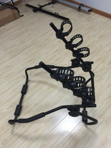 Support arrière de voiture en acier pour 3 vélos, support de transport, <span class=keywords><strong>porte</strong></span>-vélo de montagne portable - Product Image 4