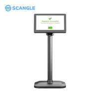 Monitor LCD IPS Scangle de 7 Pulgadas con Interfaz VGA, 4GB de Memoria DDR4, Soporte Ajustable, Precio de Fábrica para Máquinas POS de Supermercado