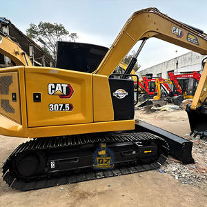 Excavadora Robótica Compacta y Ágil CAT Usada 307.5 de 7.5 Toneladas (7.5T) Caterpillar Poclain para Excavación de Zanjas de Servicios Públicos - Product Image 3