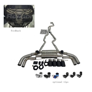 Stainless Steel Catback Exhaust Valve Muffler System for BMW M340i G20 M440i G22 B58 3.0T Exhaust Pipes - Product Image 1