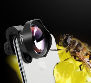 Lente Macro de teléfono inteligente de fábrica de 75mm sin distorsión con Clip de 17mm lente móvil para sesión de fotos para iPhone Samsung Huawei <span class=keywords><strong>Xiaomi</strong></span> - Product Image 5