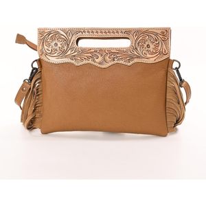 Sac à main bandoulière en cuir de vachette véritable pour femme, avec sangle réglable et amovible, sac élégant à porter à l'épaule pour un usage quotidien - Product Image 2