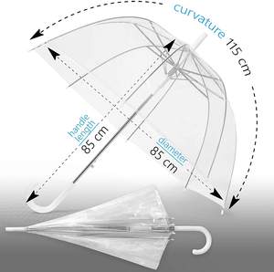 <span class=keywords><strong>Grand</strong></span> <span class=keywords><strong>parapluie</strong></span> dôme coupe-vent <span class=keywords><strong>transparent</strong></span> pour adultes <span class=keywords><strong>transparent</strong></span> avec logo pour <span class=keywords><strong>mariage</strong></span> féminin - Product Image 2