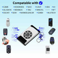 ZP71 Télécommande universelle multifréquence 290-915 MHz, duplicateur de code fixe et évolutif à 2 canaux