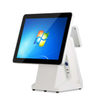 Terminal Pos Android de 15 pouces avec imprimante thermique à écran tactile lecteur de codes à barres tout-en-un caisse enregistreuse