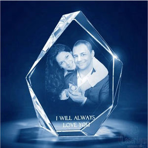 Honor Blanc Cristal Verre Iceberg Forme Table <span class=keywords><strong>Photo</strong></span> Cadre Creative Home Decor et Autres Crystal Crafts Photos Disponibles - Product Image 5