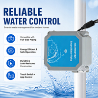 Sistema de Riego Automático Inteligente WiFi Tuya con Cable de Detección de Fugas de Agua, Controlador de Riego Inteligente para Plantas de Jardín