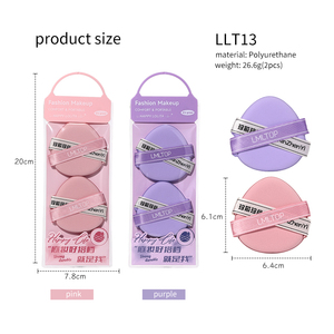 Juego de polvos de <span class=keywords><strong>maquillaje</strong></span> de doble cinta, herramienta de <span class=keywords><strong>maquillaje</strong></span>, 2 uds., cojín de aire de poliuretano cosmético sin <span class=keywords><strong>látex</strong></span> seco y húmedo, LLT18 - Product Image 6