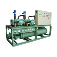 Unité de condensation automatique refroidie par air 2024 6Hp avec ventilateurs de refroidissement et unité de compresseur de réfrigération de refroidisseur pour une utilisation en chambre froide