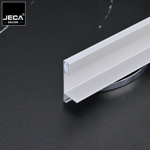 Plinthe en aluminium à clipser JECA |   Plinthe de <span class=keywords><strong>fixation</strong></span> <span class=keywords><strong>invisible</strong></span> avec canal pour câbles |   Profil mural amovible facile à installer - Product Image 1