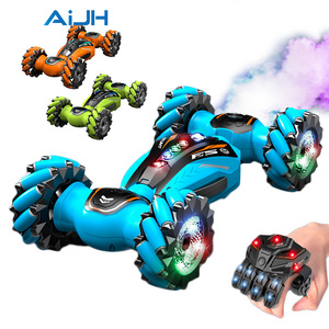 Aijh รถบังคับวิทยุบังคับดริฟท์4WD รถของเล่นสำหรับรถดริฟต์ออฟโรดพร้อมนาฬิการถ RC - Product Image 1