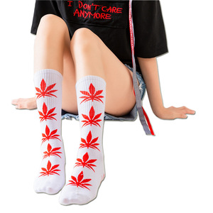 Calzini <span class=keywords><strong>Divertenti</strong></span> con Motivi di Foglie e Cannabis, Stile Hip Hop Rockbottom Harajuku, per <span class=keywords><strong>Uomo</strong></span> e Donna - Product Image 3