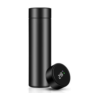 500ML Modern Design Thermos Vacuum Insulated Flask Stainless Steel <b>Smart</b> Water Bottle With Led Display - Product Image 1