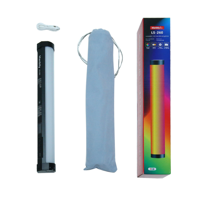 Manbily Video Studio Party Portable Handheld RGB Stick  Photographic Lighting Video Light Studio Fill Light