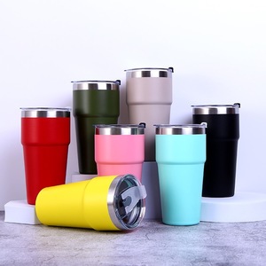Vaso Térmico de Acero Inoxidable de Doble Pared y Alta Calidad de 16 oz con Tapa, Logotipo Personalizado, Libre de BPA, Reutilizable para Café - Product Image 2