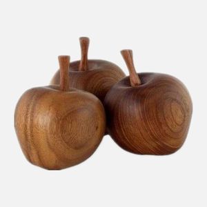 Oro Della Resina del Diamante di <span class=keywords><strong>Apple</strong></span> Figurine Dinner Table Decorazione di Polyresin Oro Perline A Forma di Frutta Mela Ornamenti withl Foglia - Product Image 3