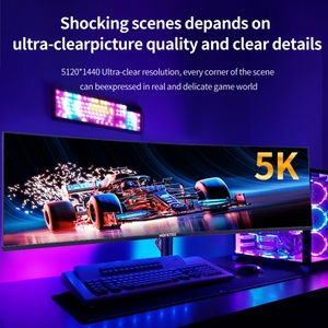 Màn hình chơi game cong 49 inch 5K thân thiện với ngân sách Màn hình máy tính 165Hz với tốc độ làm mới cao cho màn hình chơi game của game thủ - Product Image 4