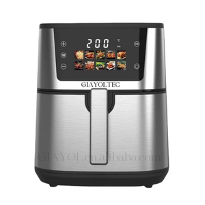 2025 Tốt Nhất Bán Hai Giỏ lên Và Xuống Đôi Yếu Tố Nhiệt 8L 9L 10L Xl Nồi Chiên Không Khí Không Dính Nấu Ăn Nồi Wifi Điều Khiển Kỹ Thuật Số - Product Image 2