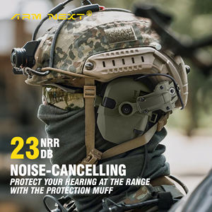 Auriculares Tácticos <span class=keywords><strong>de</strong></span> Tiro al por Mayor, Auriculares <span class=keywords><strong>con</strong></span> Reducción <span class=keywords><strong>de</strong></span> Ruido y Micrófono Abatible para <span class=keywords><strong>Casco</strong></span> Fast/Wendy - Product Image 2