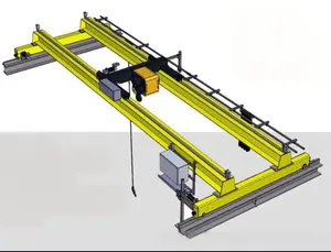Grue à double poutre EOT à moteur 10 tonnes 20 tonnes Fournisseurs de ponts roulants