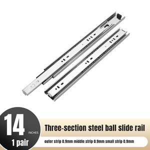 1000mm Uzunlukta Çekmece Rayı 200kg Ağır Yük Çekmece Rayları İki Yönlü Tam Açılım Rayı - Product Image 6