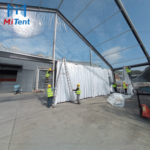 Кения популярный 1000 человек прозрачная музыкальная концертная палатка для вечеринок с черной отделкой из ПВХ - Product Image 2