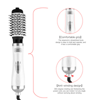 Brosse Soufflante Rotative Automatique 2 en 1, Équipement de Salon de Coiffure Professionnel, Sèche-Cheveux Brossant à Étape Unique