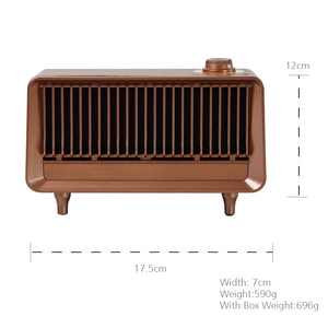 Radio FM Clásica Retro de Escritorio, Receptor de Radio Portátil Recargable, Altavoz Estéreo AS25 - Product Image 5