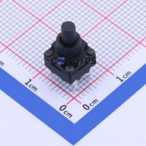 K2-1843DP-S4SW-02 Tactile Switch Through hole Component (THT) Switch 2.5N Through Hole 8mm 8mm - Product Image 1