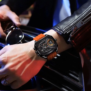 Business Men's <b>Watch</b> Chronograph Date Silicone Strap Quartz Man <b>Watch</b> Waterproof Luminous Fashion <b>Watches</b> for Men Reloj - Product Image 3