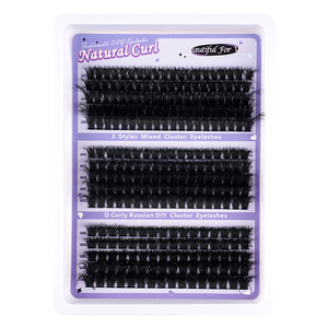 300-cluster D-curl False Eyelash Set Natural Curled Voluminous Lash <strong>Bundle</strong> Voluminous &amp; Long Waterproof Long-lasting - Product Image 5
