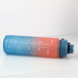 Quincaillerie Tritan 1000ml Bouteille d'eau, Aquaflask Fitness Drink Bouteille d'eau <span class=keywords><strong>Aqua</strong></span> Flask, Bouteille d'hydroxiapatite avec marqueur de temps - Product Image 5