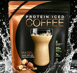 Café Instantáneo con Proteínas y Sabor a Avellana, Cafeinado, con Sabores a Frutas y Azúcar en Bolsa - Product Image 2