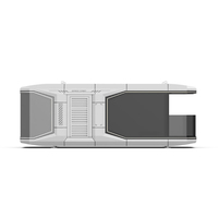 Capsule spatiale préfabriquée mobile, maison-capsule de luxe, hôtel intégré, conteneur intelligent entièrement meublé