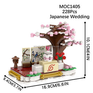 Set di Costruzioni Scena Matrimonio Giapponese MOC Mattoncini Action Figure Blocchi da Costruzione Fai-da-Te Modellini Giocattolo per Bambini MOC1405 - Product Image 6