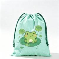 Sac à cordon personnalisé brodé avec motif hibou, lune et étoiles, écologique, anti-poussière, pour le rangement des cadeaux d'activités scolaires