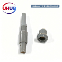 Connecteur de signal OEM en plastique UHUB série P 1P 4 broches à verrouillage automatique Push-Pull