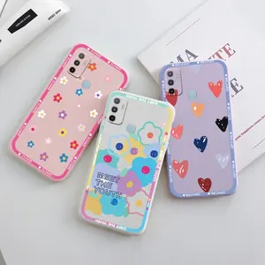 Pour <span class=keywords><strong>OPPO</strong></span> A53 A53S A32 housse de téléphone fleur mat sacs en TPU pour <span class=keywords><strong>OPPO</strong></span> A53 OPPOA53 A <span class=keywords><strong>53</strong></span> 2020 6.5 ''Etui antichoc pare-chocs Fundas - Product Image 2