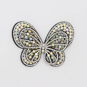 Pc111 Hoa Sắt Trên Cánh Hoa Ren Đính Đính Đính Thạch Thêu Cảm Thấy Các Bản Vá Lỗi Cho Váy Hat Long Lanh Thiết Kế Dễ Dàng Sắt - Product Image 6